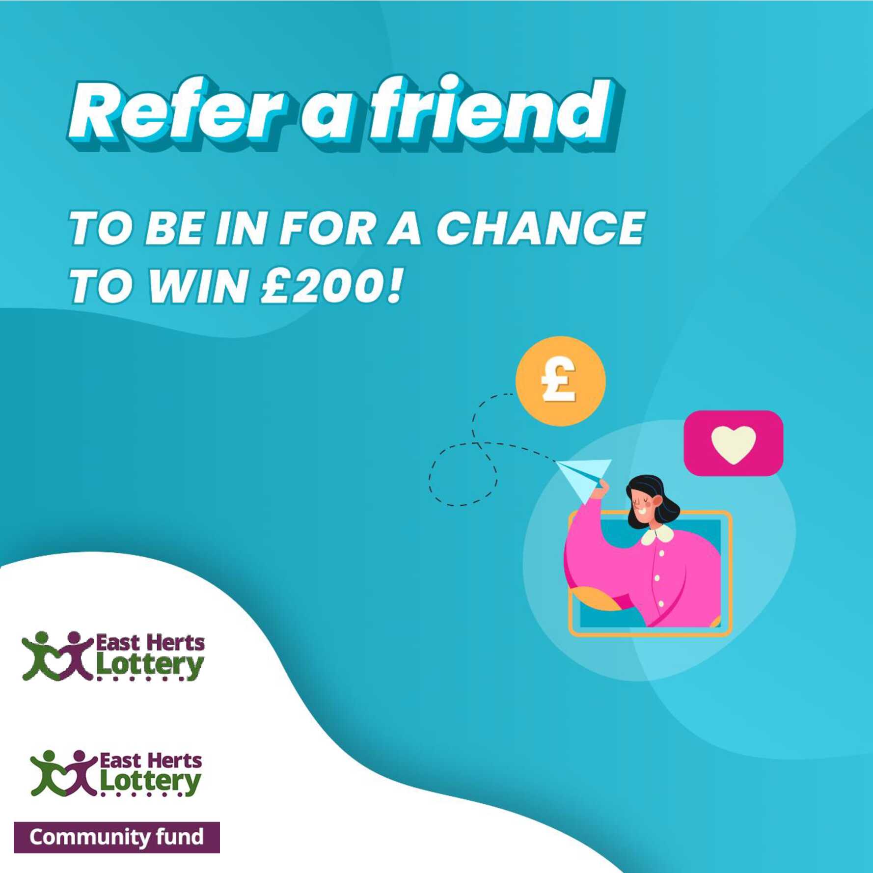 Boost local funding and give yourself the chance to get a winning ticket!